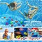 16 Pieces Dive Gem Pool Toys Sinking Dive Crystals Summer Underwater Toys Colorful Jewels Swim Precious Swimming Plastic Gems for Kids Toddlers Bath Water Games(Mixed Style)